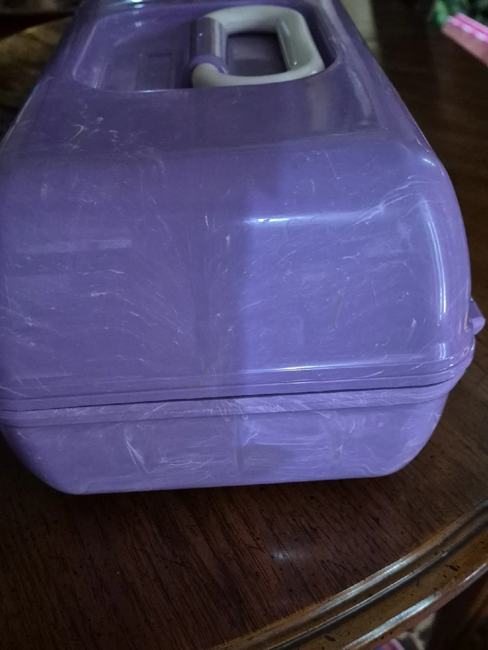 Rare Purple Marble On The Go Girl Classic Cosmetic Case